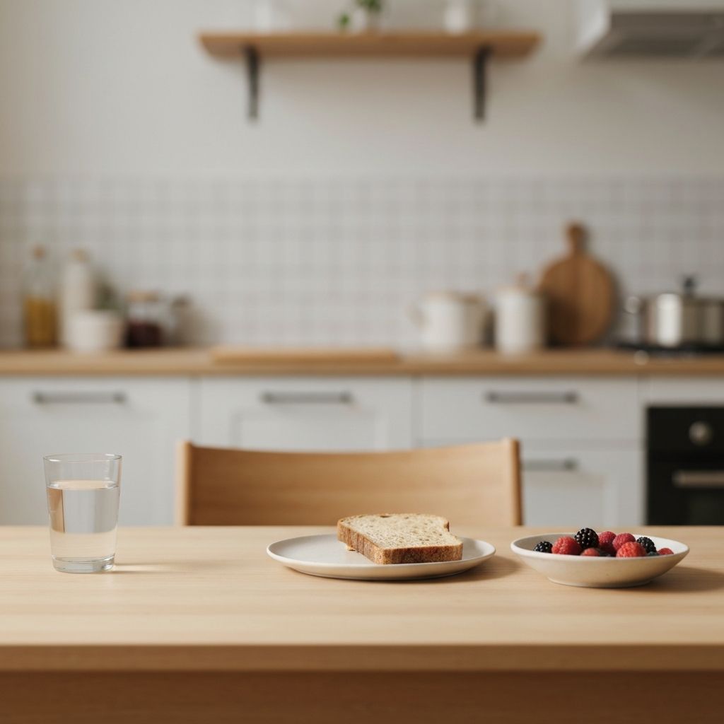 Everyday dining scenario showing environmental context